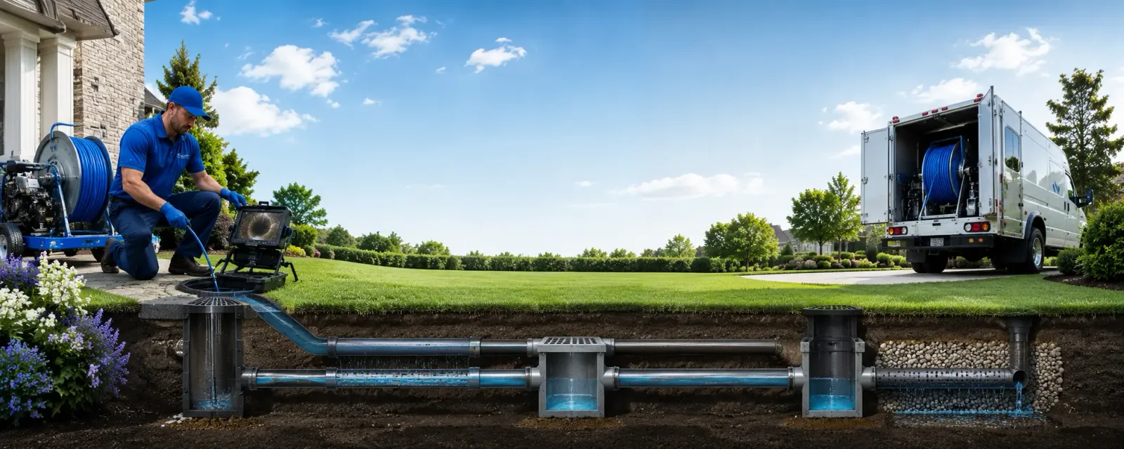 Outdoor drain cleaning information for Winter Harbor, ME